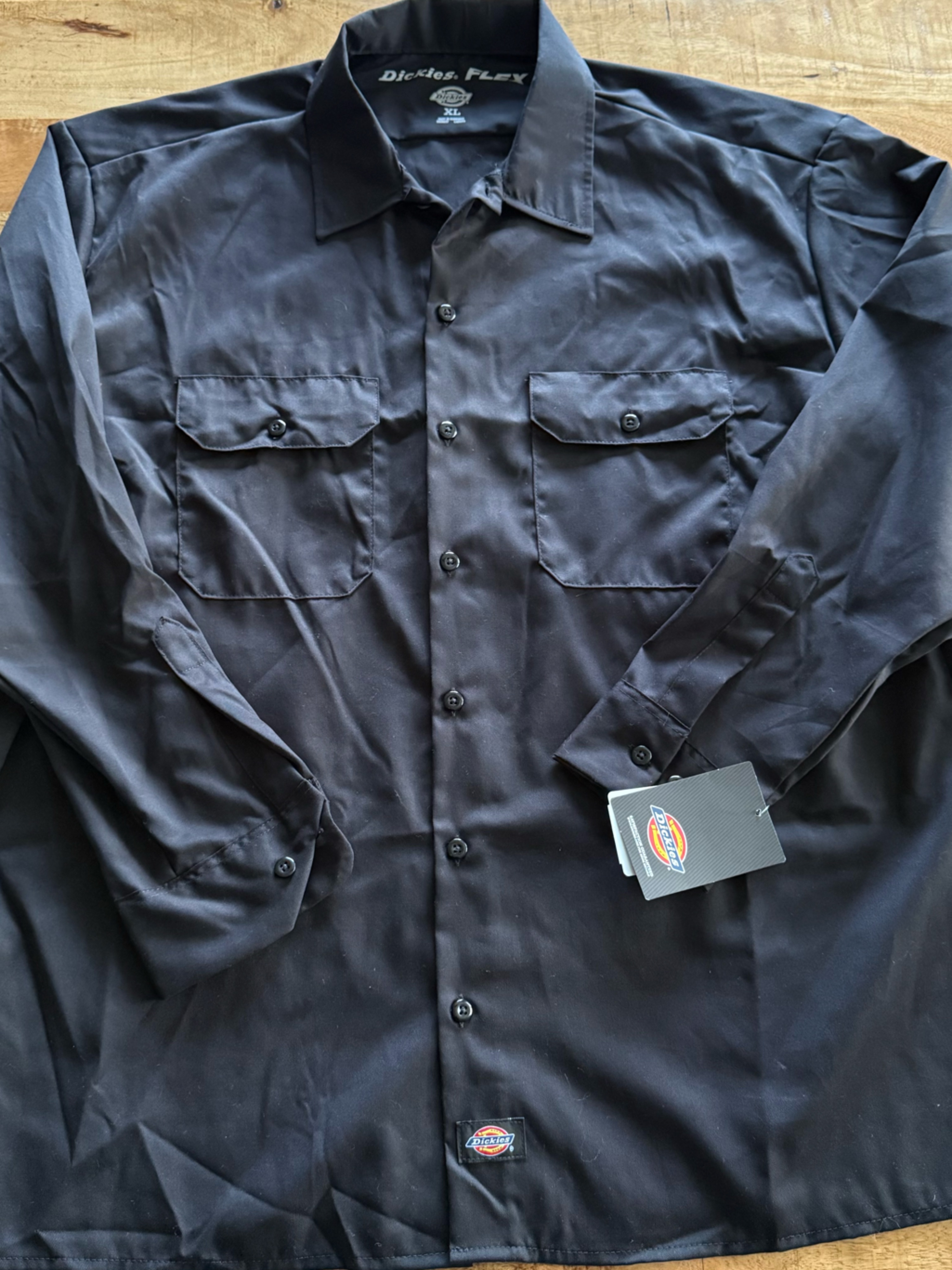 Dickies Black Button-Up Shirt